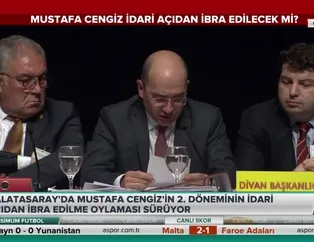 Mustafa Cengiz idari açıdan ibra edilmedi
