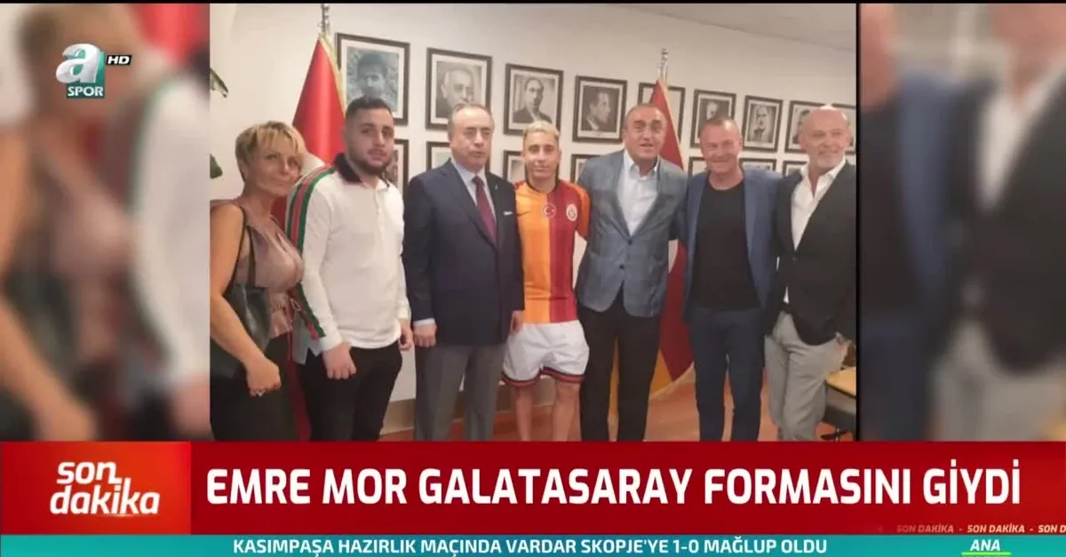Emre Mor Galatasaray formasını giydi!