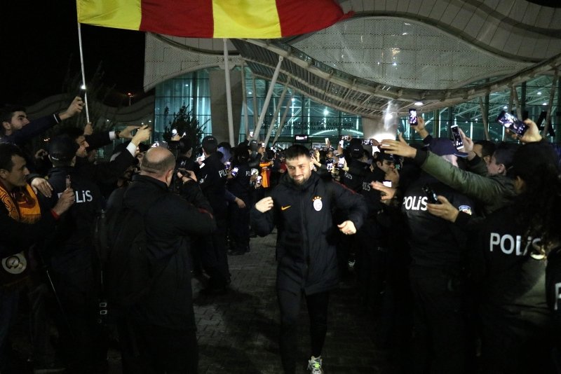 Galatasaray’a Hatay’da coşkulu karşılama