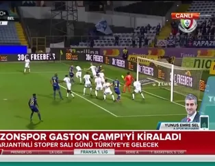 Trabzonspor Gaston Campi'yi kiraladı