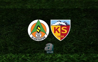 Alanyaspor - Kayserispor maçı | CANLI