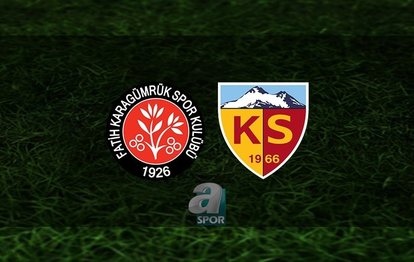 Fatih Karagümrük - Kayserispor maçı CANLI İZLE Fatih Karagümrük - Kayserispor canlı anlatım