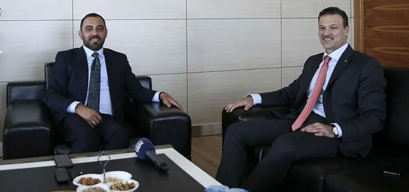 Alpay Özalan'dan Hamza Yerlikaya'ya ziyaret