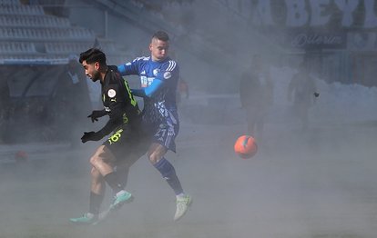 Erzurum’da film gibi maç! İşte o görüntüler