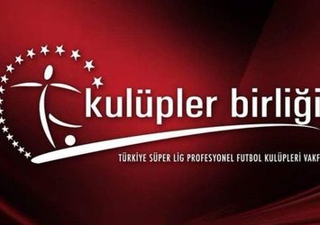 Kulüpler Birliği'nden  TFF seçimine ilişkin açıklama!