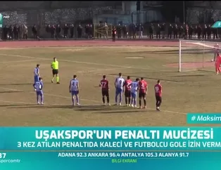 Uşakspor'un penaltı mucizesi!