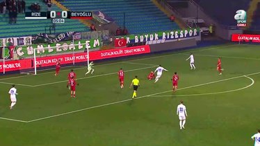 GOL | Rizespor 0-1 Beyoğlu Yeni Çarşıspor