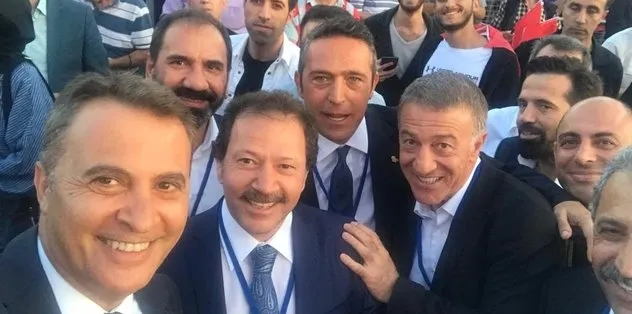 Kulüp başkanları 15 Temmuz için tek yürek oldu - 1