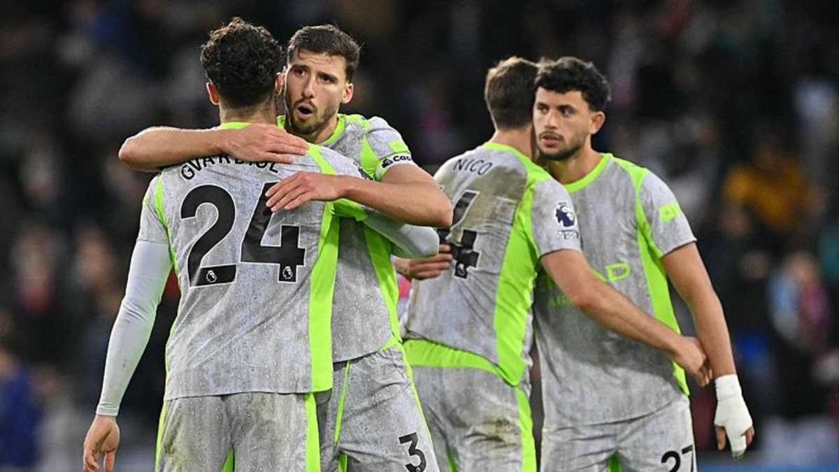 Manchester City deplasmanda Crystal Palace'ı 3 golle devirdi! İşte maçın özeti