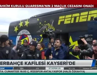 Fenerbahçe kafilesi Kayseri'ye ulaştı!