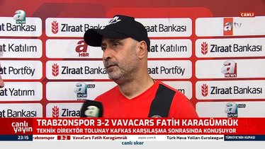 Fatih Karagümrük'te Teknik Direktör Tolunay Kafkas: Hakemler maçı iyi yönetmiyor!