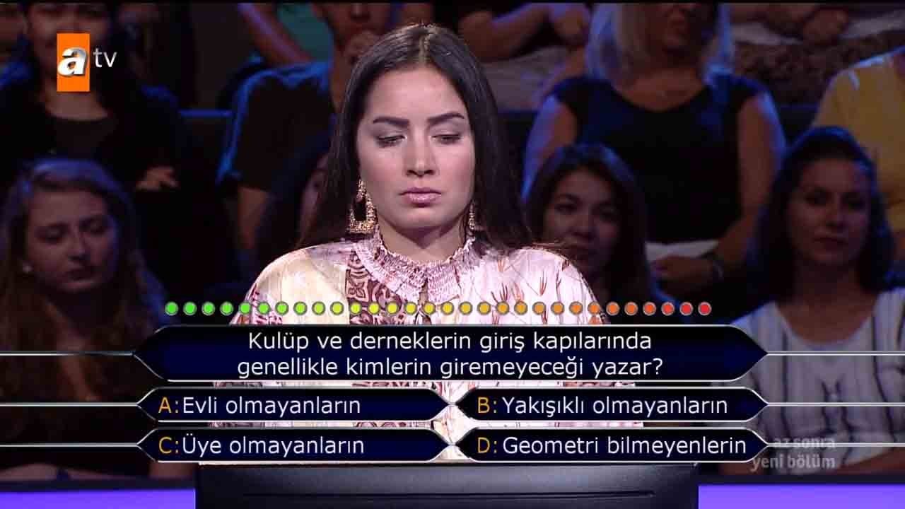 Milyoner’e damga vuran ’Futbol’ sorusu! Kim Milyoner Olmak İster 833.yeni bölüm soru ve cevapları!