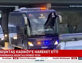 Fenerbahçe kafilesi stadyuma ulaştı