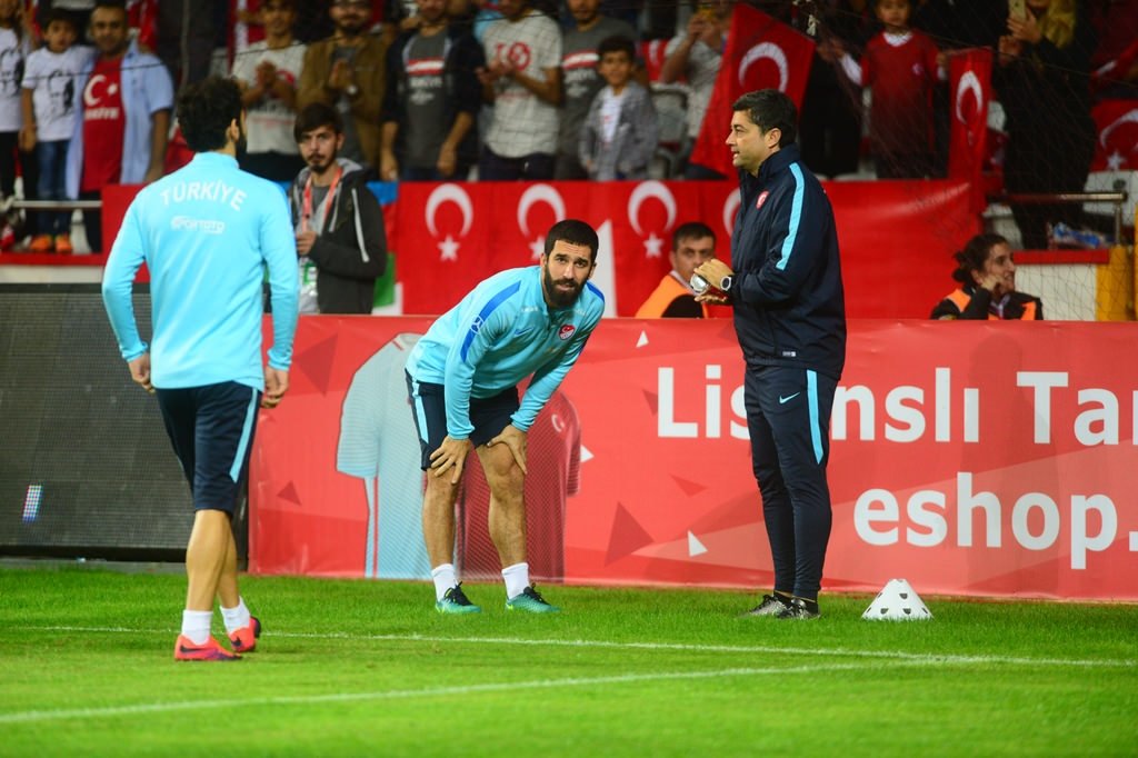 Türkiye-Kosova maçından kareler