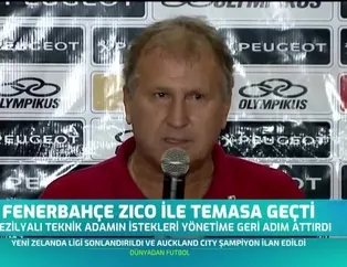 Fenerbahçe Zico ile temasa geçti