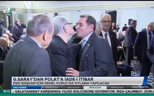 Galatasaray'dan Adnan Polat'a iade-i itibar