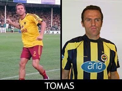 Galatasaray ve Fenerbahçe’de oynayan futbolcular