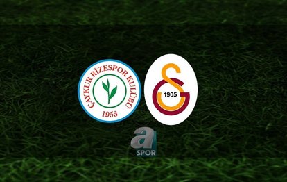 Rizespor Galatasaray maçı ne zaman? Galatasaray maçı hangi kanalda? Galatasaray’ın 11’i açıklandı | Trendyol Süper Lig