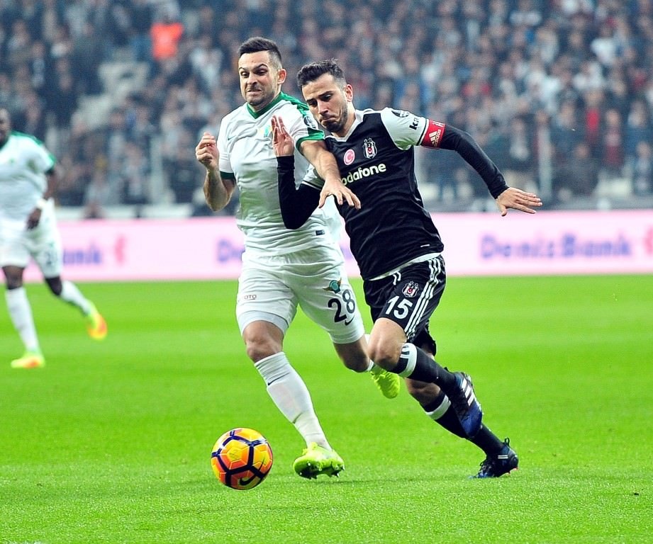Beşiktaş-Akhisar Belediyespor karşılaşmasından kareler