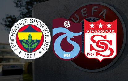 UEFA Fenerbahçe, Trabzonspor ve Sivasspor’un cezalarını açıkladı!