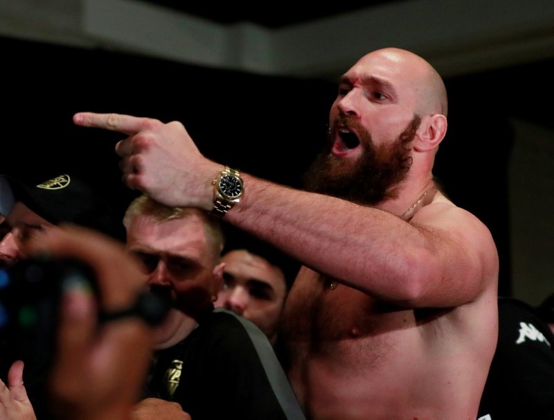 Fury ve Wilder arasında gergin anlar!