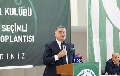 Giresunspor’da Nahid Yamak yeniden seçilerek görevine devam edecek