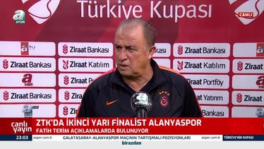 Fatih Terim'den Galatasaray - Alanyaspor maçı sonrası hakem isyanı