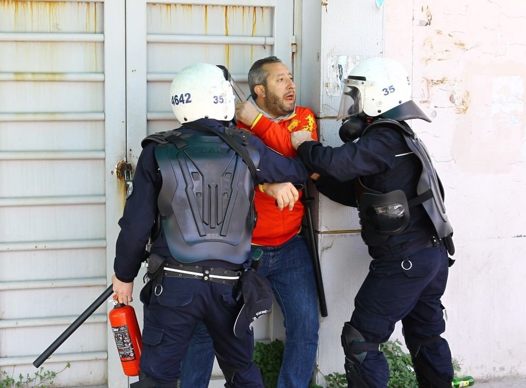 Derbi öncesi olay çıktı