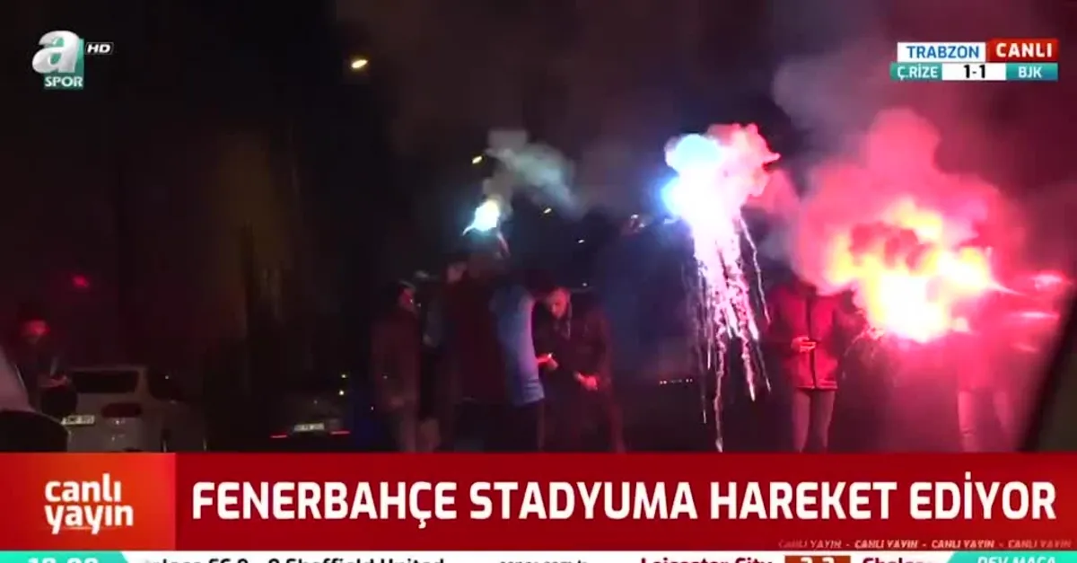 Trabzonspor ve Fenerbahçe stadyuma hareket etti