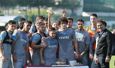 Trabzonspor'da neşeli idman