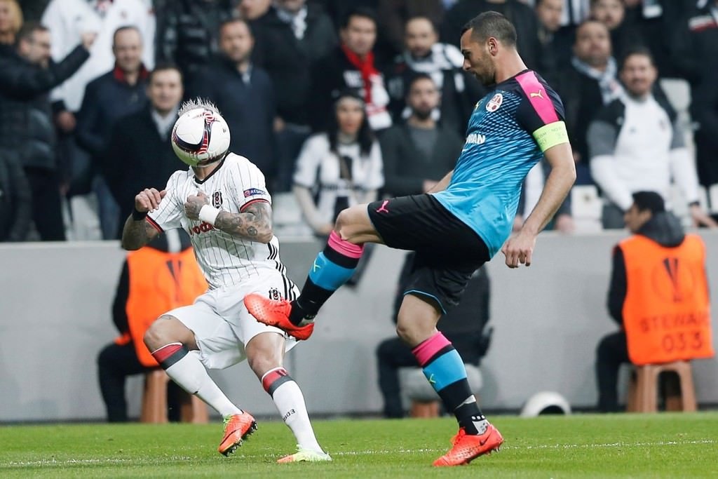 Beşiktaş - Hapoel Beer Sheva maçından kareler