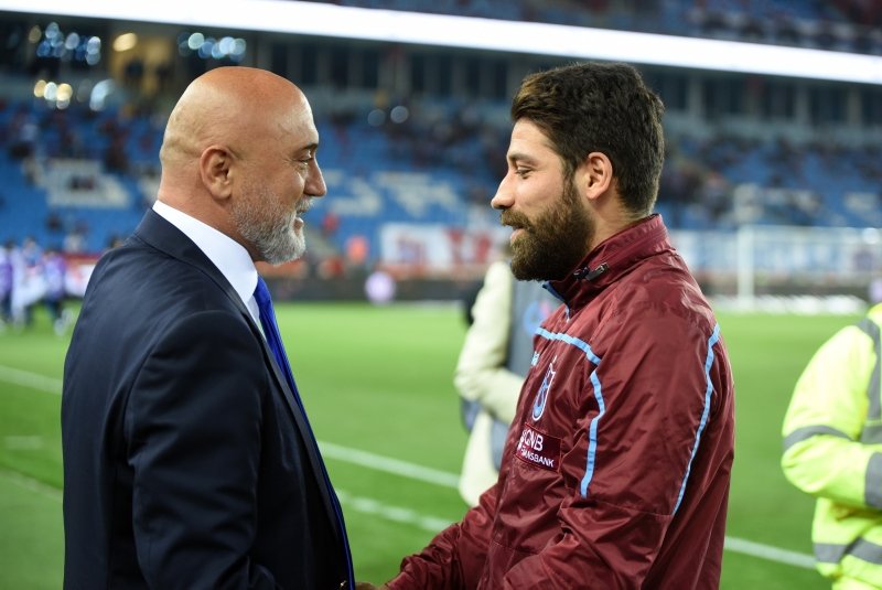 Trabzonspor - Kayserispor maçından kareler