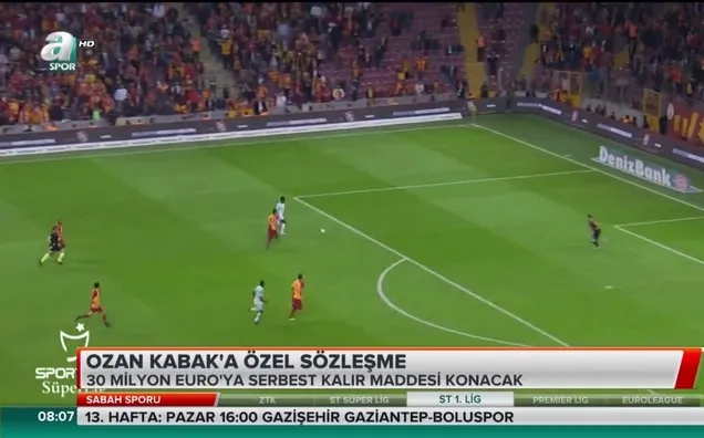 Ozan Kabak'a özel sözleşme