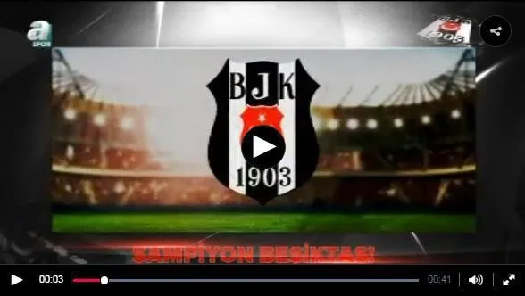 Şampiyon Beşiktaş! - 1