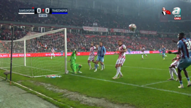 Trabzonspor uzatmalarda gole çok yaklaştı!