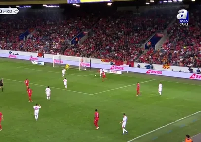 GOL | İsviçre 1-0 Kuzey Makedonya