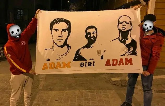 G.Saray taraftarından Arda'ya 'adamlık' göndermesi - 1