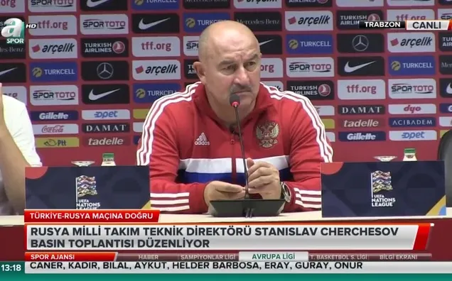 Cherchesov'dan Türkiye maçı sözleri