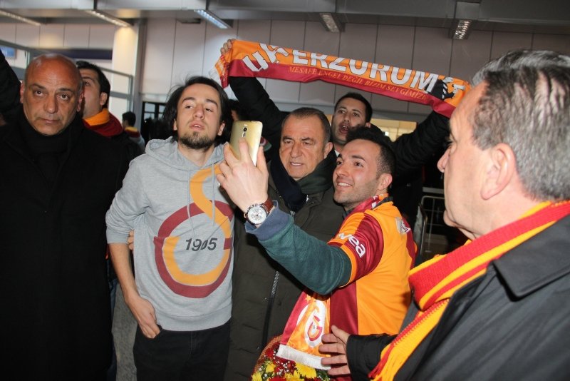 Galatasaray kafilesi Erzurum’da