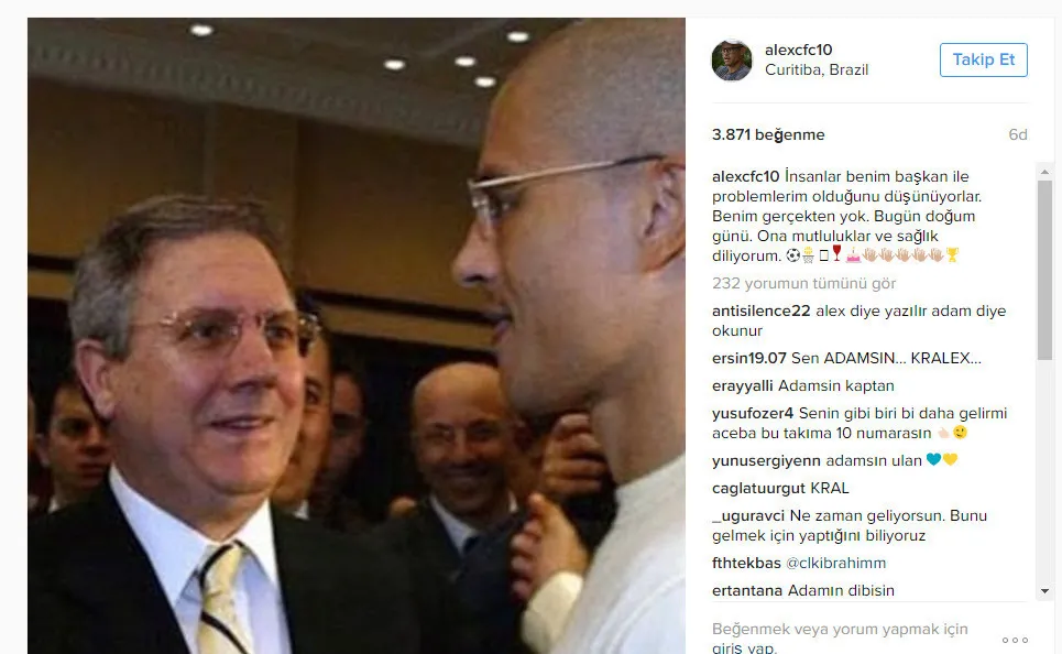 Alex'ten Aziz Yıldırım mesajı! - 1