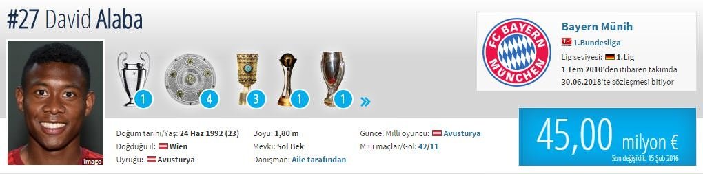 En değerli futbolcular