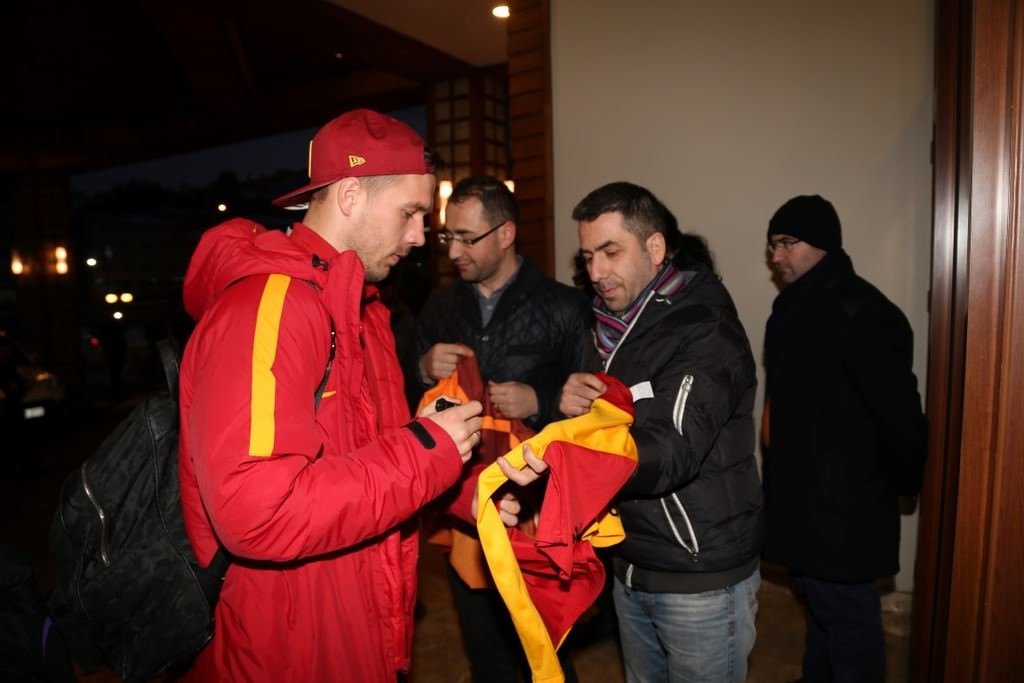 Galatasaray kafilesi, Rize’ye gitti