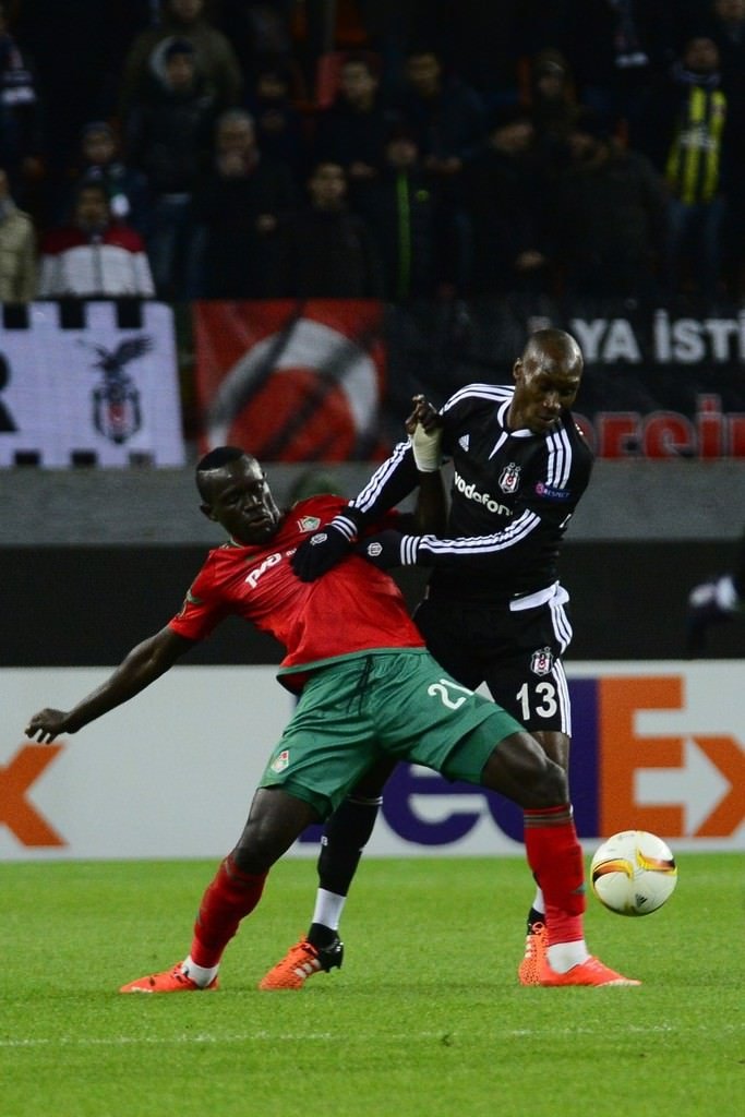 Lokomotiv Moskova - Beşiktaş maçından kareler