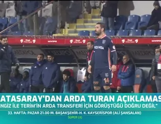 Galatasaray'dan Arda Turan açıklaması