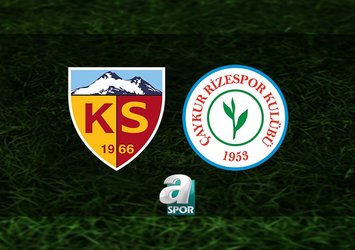 Kayserispor-Rizespor maçı saat kaçta?