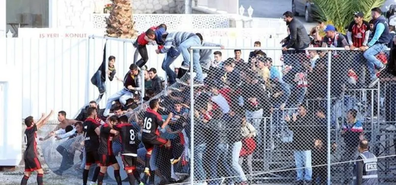 Turgutluspor maçında faciaya ramak kaldı