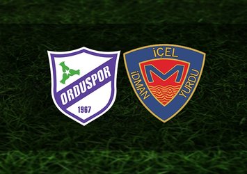 Orduspor - İçel İY maçı ne zaman ve saat kaçta?