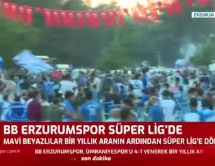 Erzurum'da büyük coşku! İşte o görüntüler