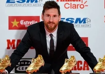 Messi 'Altın Ayakkabı' ödülüne kavuştu