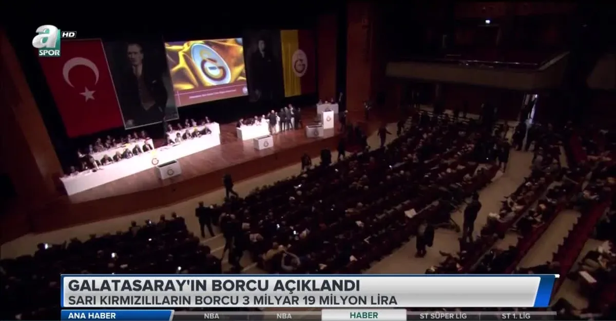 Galatasaray'ın borcu açıklandı